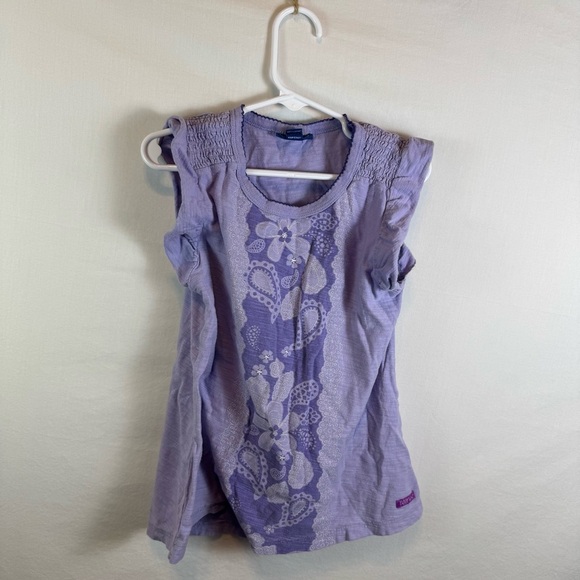 Naartjie Flutter Sleeve Purple Blouse Girls Size XL - Picture 1 of 5